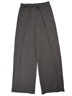 Mango Selection Pleated Trousers with Belt in Brown